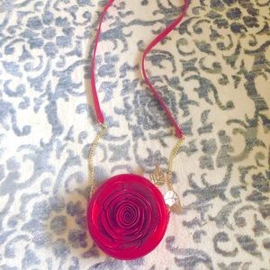 Disney Beauty and The Beast Rose purse. Never used it!
